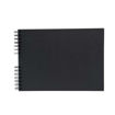 Picture of SCRAPBOOKING KIT BLACK 32X22CM 70PGS W/ STICKERS
